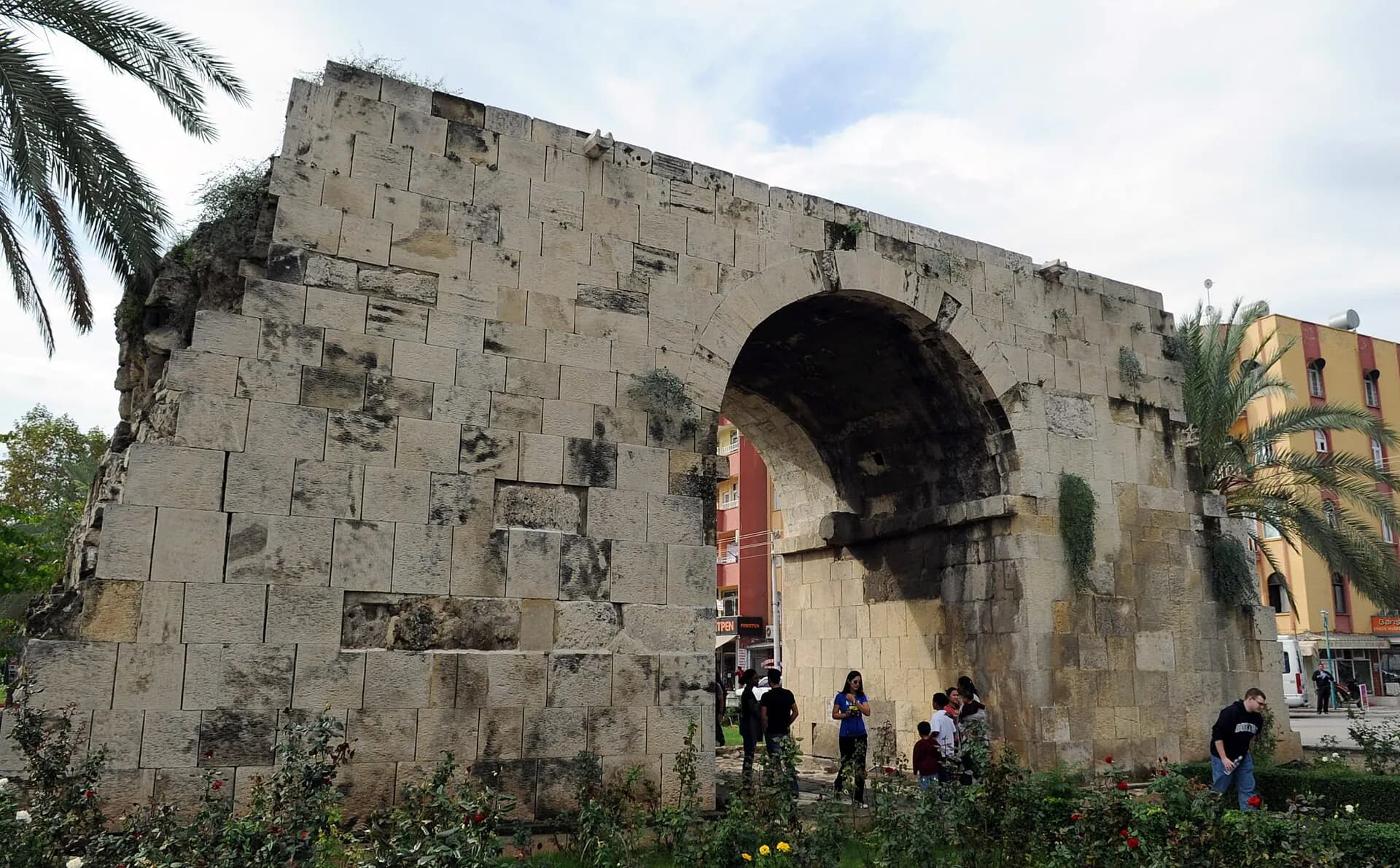 Cleopatra's Gate — the monumental ancient stone city gate of Tarsus.