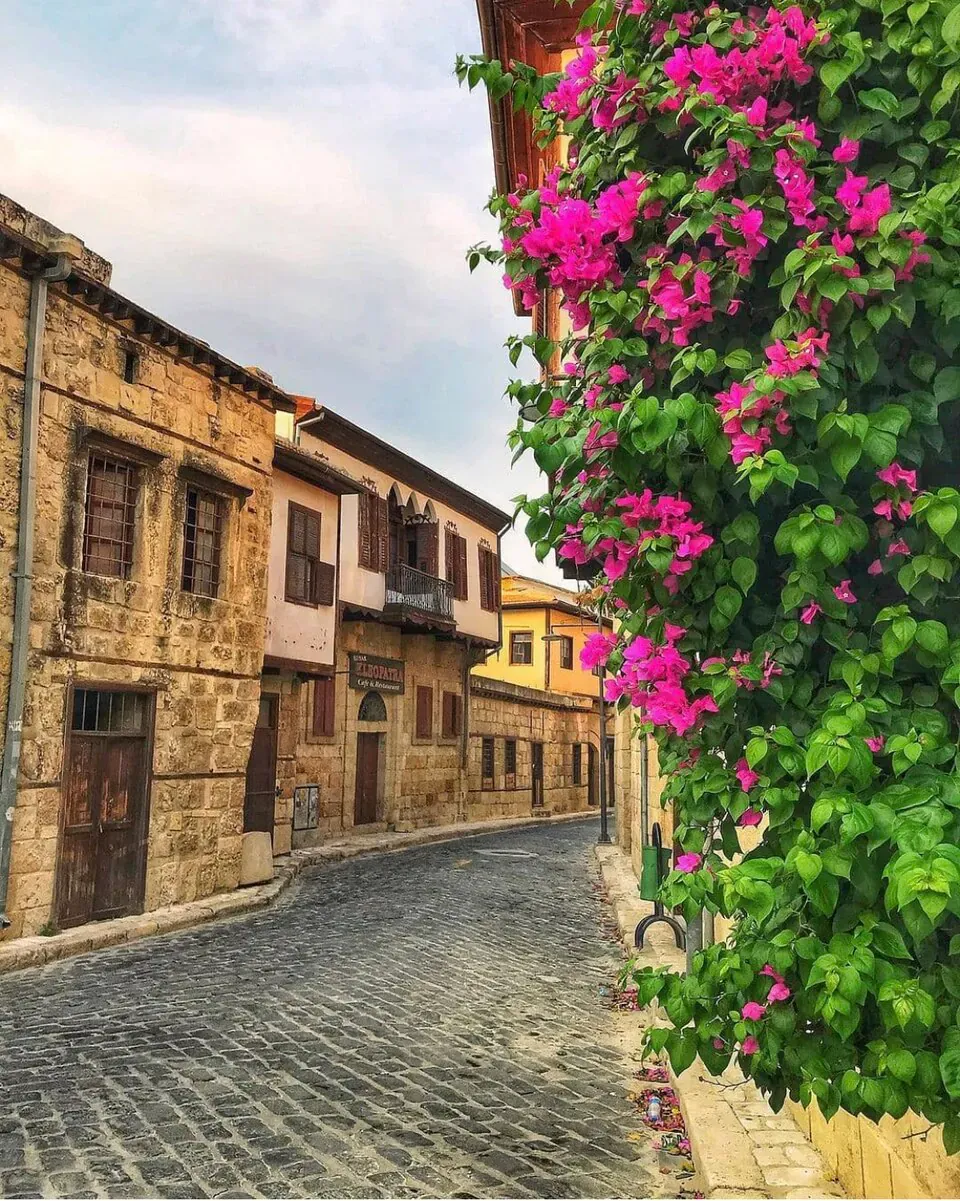 A worn cobblestone lane in Tarsus